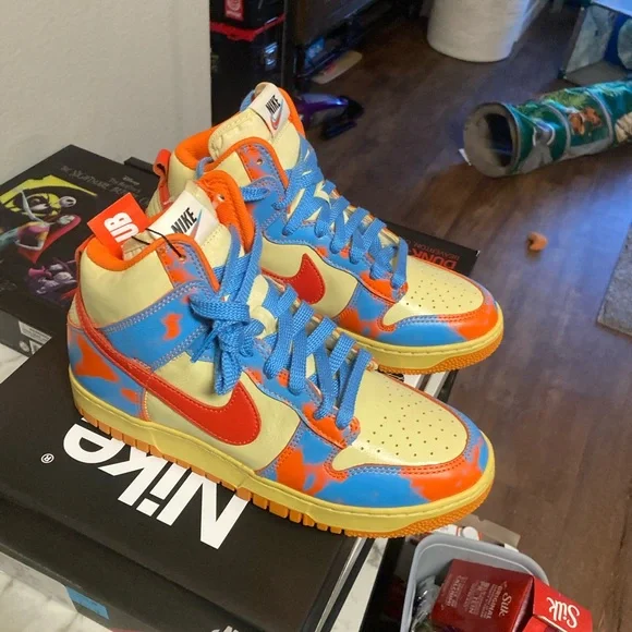 Nike | Shoes | Nike Dunk High 985 Sp Safety Orangeteam  display picture 1